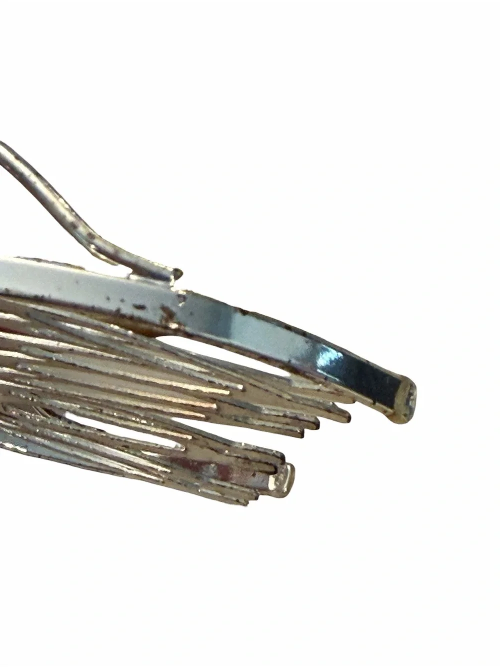 Tiara Hair Comb‎ Silver Tone Faux Rhinestone Quinceanera Play Doll Princess